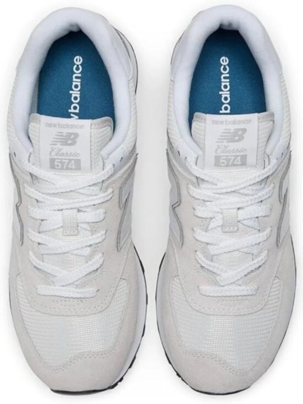 New Balance 574 V3 Core Nimbus Cloud White Women's 9 US NWT - Picture 10 of 13